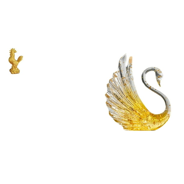Figura De Pollo, Decoración Feng Shui, Estatua De Cisne, Escultura De Ganso De Resina, Escultura De Gallo Para Cumpleaños, Aniversarios, Hotel, Inauguración De La Casa, Sala De Estar,