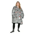 thumbnail image 7 of Catalonia Oversized Wearable Blanket Hoodie Sweatshirt, Comfortable Sherpa Lounging Pullover for Adults Men Women Teenagers Wife Girlfriend Gift, 7 of 7