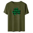 thumbnail image 4 of QIPOPIQ T-Shirts à Manches Courtes pour Femmes à Col Rond T-Shirts de la Saint-Patrick T-Shirt Shamrock T-Shirt Vert Hauts T-Shirts de la Journée St Patricks T-Shirt Ample T-Shirts des Fêtes T-Shirts Graphiques Aubaines, 4 of 4