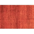 thumbnail image 1 of Ahgly Company Indoor Rectangle Abstract Orange Modern Area Rugs, 5' x 7', 1 of 4