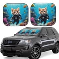 thumbnail image 1 of Wukai Underwater Diving Cat Car Front Windshield Sun Shade,Sun Visor Shield Block Automotive Interior Protector Blocks UV Rays-Medium, 1 of 6