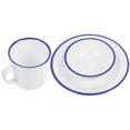 thumbnail image 1 of 1 Set of Retro Bowl Dish Bowl Household Drinking Cup Kitchen Bowl Plate Kitchen Tableware, 1 of 9