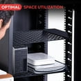 thumbnail image 3 of Pyle 2-Pc 1U Server Rack Shelf, Vented Shelves for Good Air Circulation, Cantilever Mount, Wall Mount Rack, Universal Device, Cabinet Shelf, Computer Case Mounting Tray,, 3 of 7
