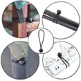 thumbnail image 2 of Cuerda elástica, 20 paquetes de bolas elásticas, cuerdas elásticas negras, cuerdas elásticas de lona pesada, correas de amarre, cuerda elástica multifunción para acampar,, 2 of 5