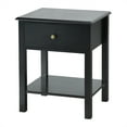 thumbnail image 1 of Costway End Table Nightstand Storage Display Drawer Shelf Beside Bedroom Black, 1 of 10