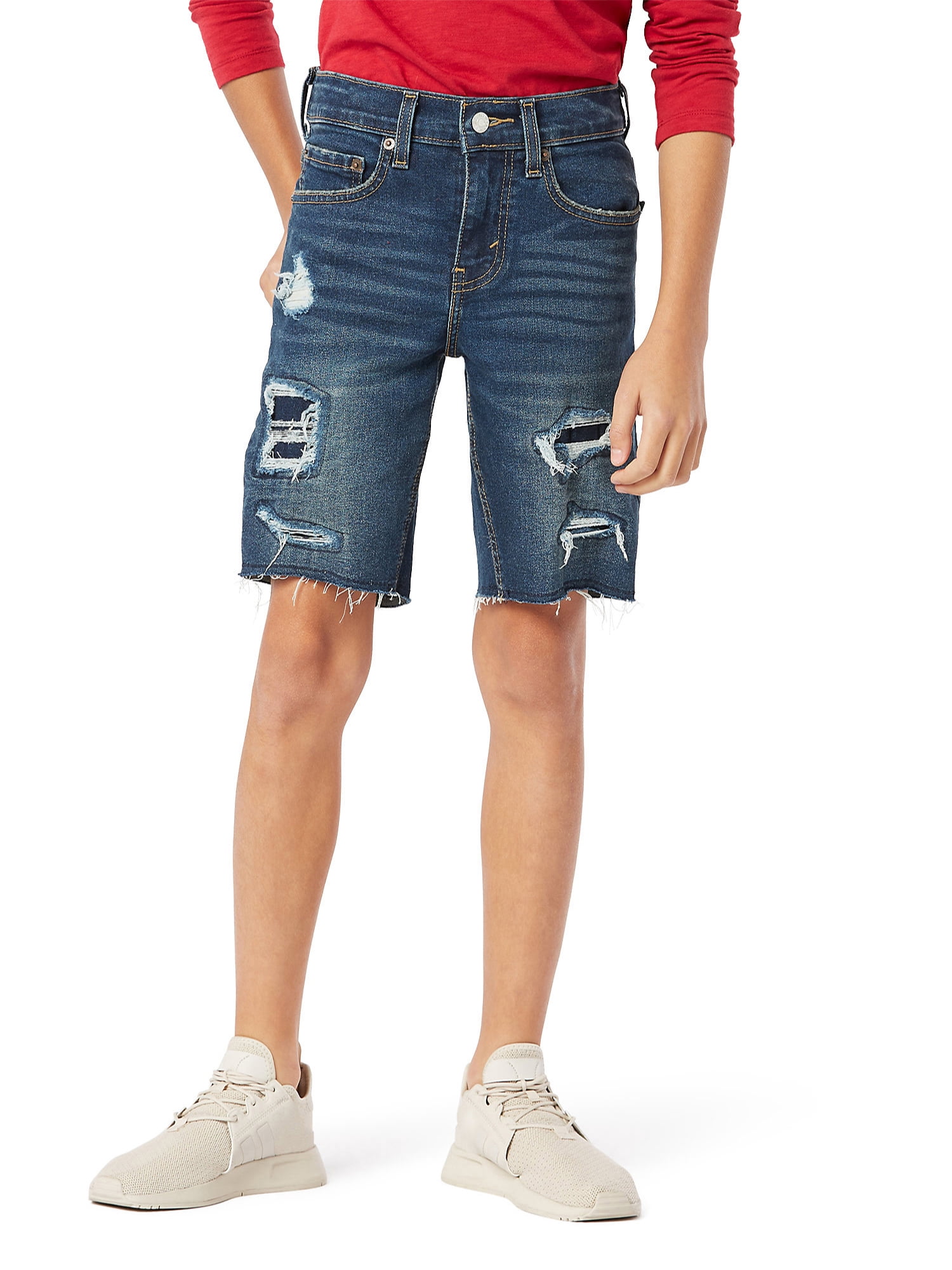 Signature By Levi Strauss & Co Boys Denim Cutoff Short, Sizes 4-18