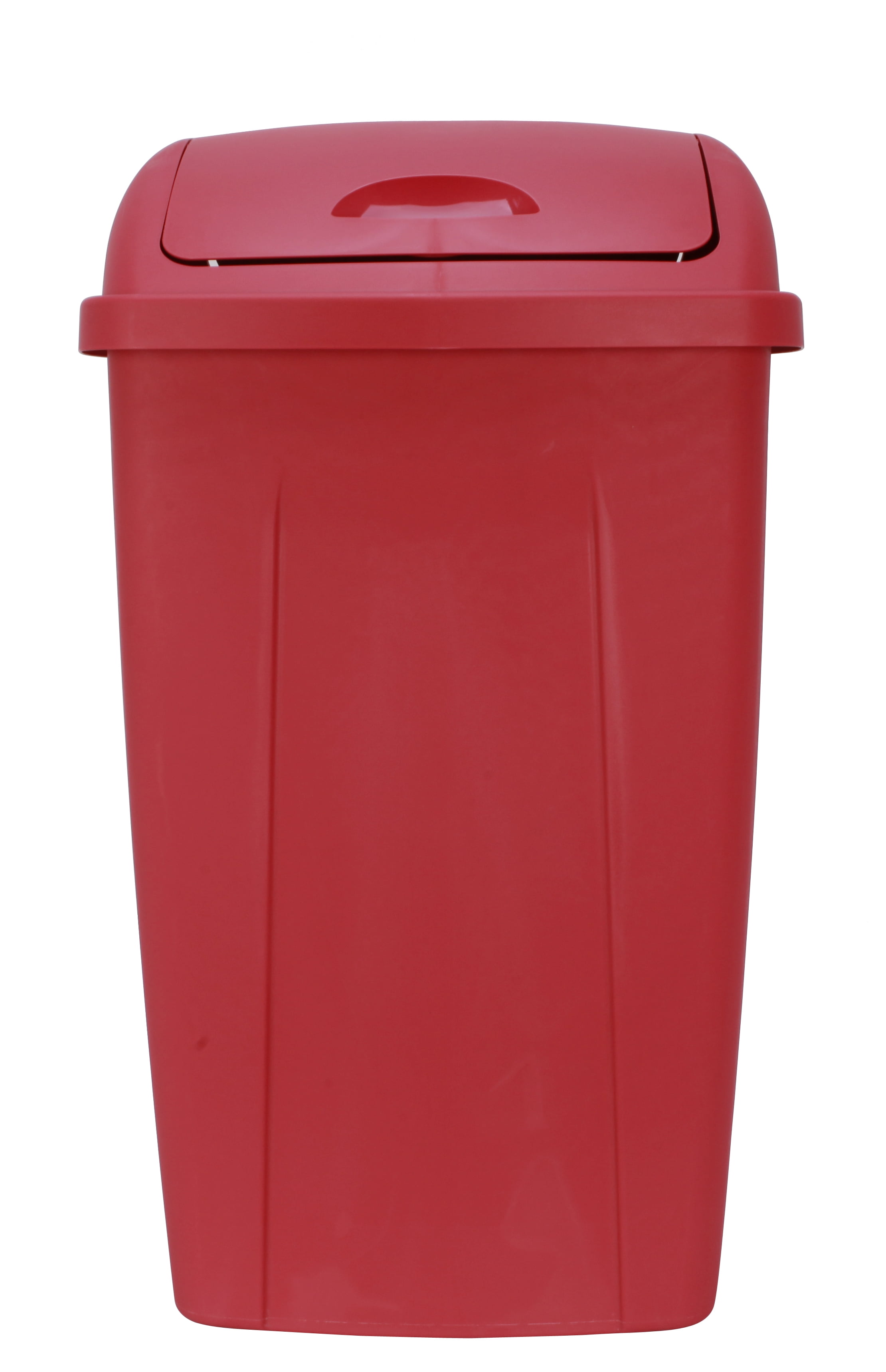 Red Plastic Flexi Bin Waste Paper Basket Rubbish Tub Kids Home Office Bedroom 