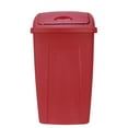 thumbnail image 3 of Mainstays 13 Gallon Trash Can, Plastic Swing Top Kitchen Trash Can, Red, 3 of 8