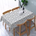 thumbnail image 6 of Rectangle Tablecloth 60x84 Inch, Farmhouse Blue Gray Rustic Tablecloth Rectangle Water Resistant Table Cloths Farmhouse Tablecloth for Kitchen Dining Picnic Party Home Decoration, 6 of 8