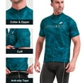 thumbnail image 2 of Biking Shirts for Men Cycling Jersey with Pockets Mountain Bike Top Bicycle Clothing Green XXL, 2 of 7