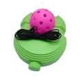 thumbnail image 1 of pitrice Pickleball Trainer Beginner Exercise Outdoor Sports Training Base Pickleball Pink Ball Green 16x25cm, 1 of 6