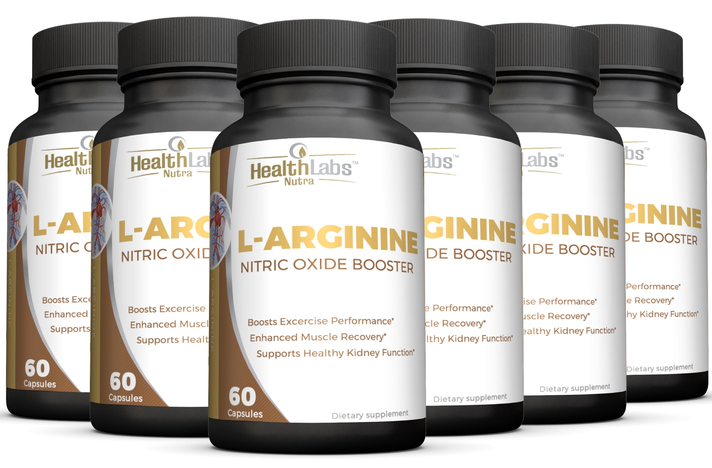 Max Strength LArginine 1200mg Nitric Oxide PreWorkout Supplement