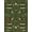 Green, Pattern 15, variant on ODIKA 8'x10' Washable Area Rug Fishing Bass Lake Vintage Lure Cabin Motif Tackle Border Fish Flowing Dynamic for Dining Room, Large Office, Lounge, Non-Slip Chair-Friendly Mat