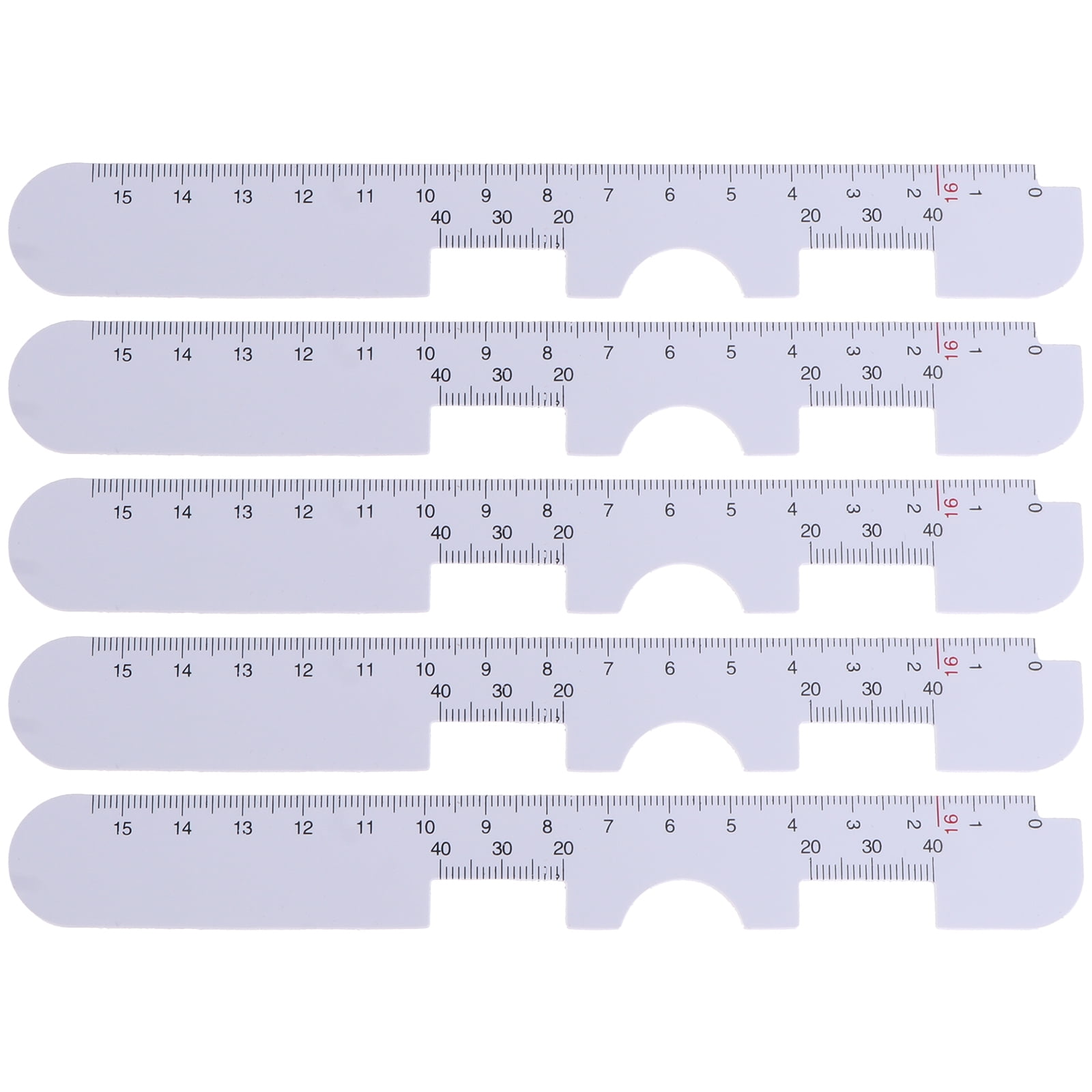 5pcs Plastic Optical PD Ruler Pupil Distance Meter Eye Ophthalmic Tool Ruler  Glasses Accessories - Walmart.com