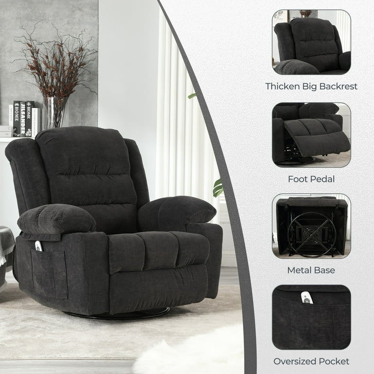 Chenille rocker recliner deals