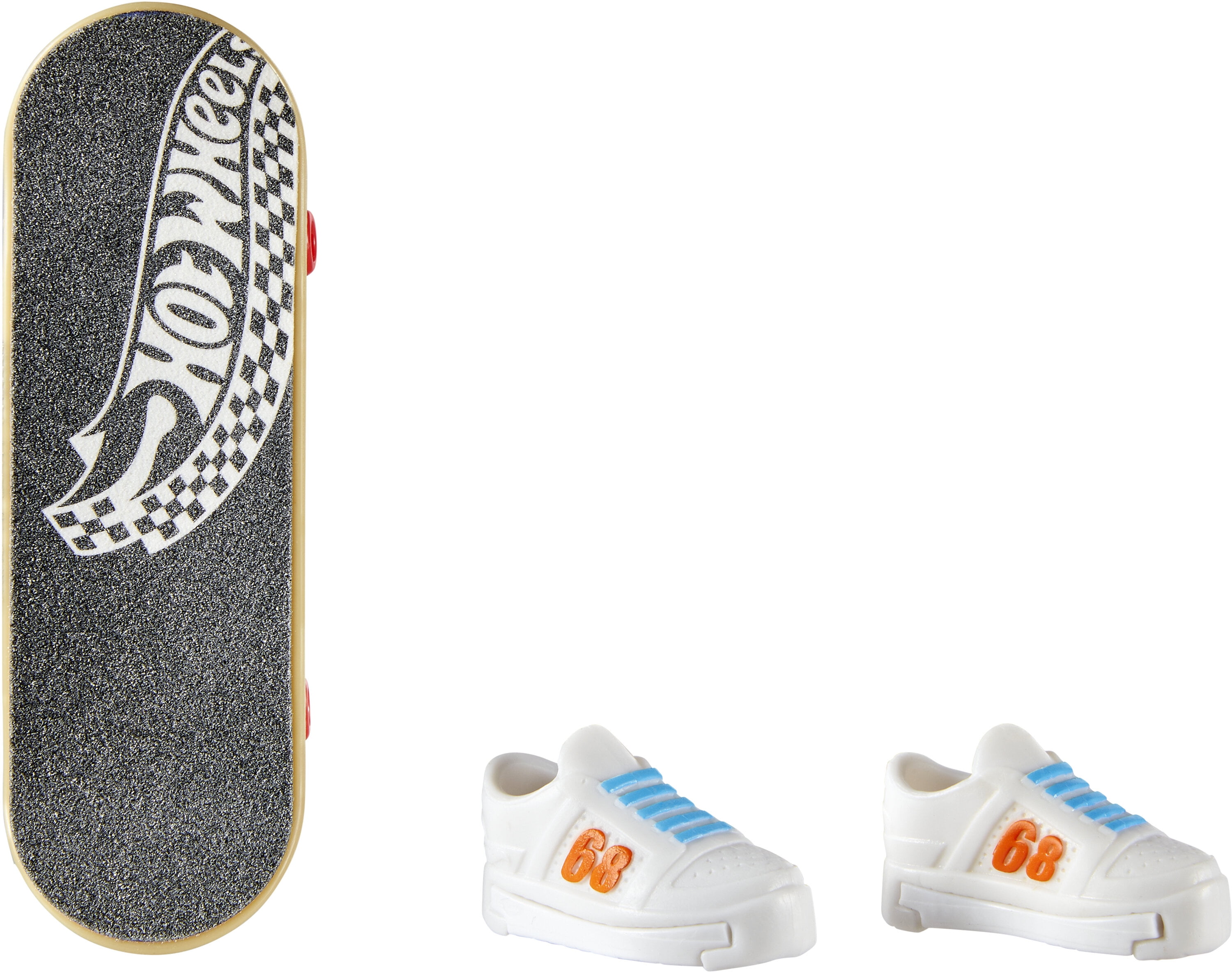 FINGERBOARD + SHOES 3pc Hot Wheels Challenge Accepted Tony Hawk Skateboard  Mini