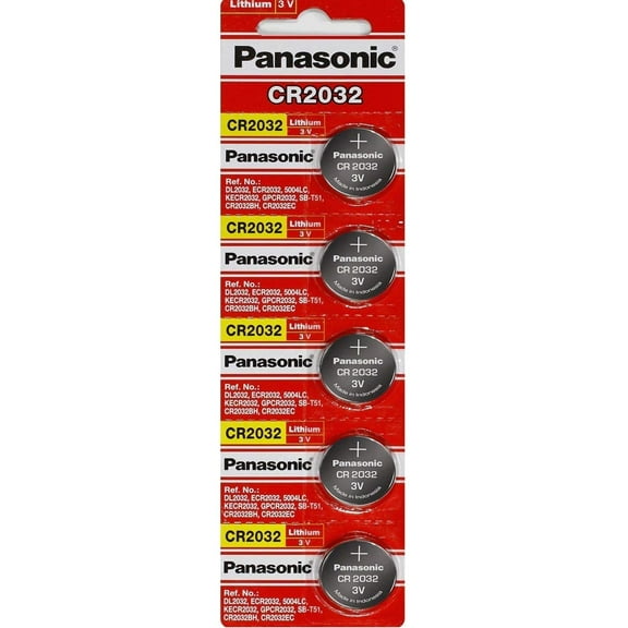 Panasonic 250 x CR2032 3 Volt Lithium Coin Cell Batteries (On a Card)