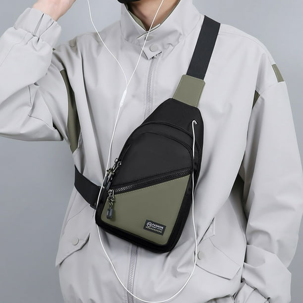 Mochila Bandolera para Hombre, Mochila de Pecho, Bandolera para Mujer, Mochila de Gran Capacidad para Ir Al Trabajo, Mochila para Ciclismo y Viajes.