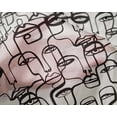 thumbnail image 5 of oneOone Silk Tabby White Fabric Abstract Face Sewing Fabric By The Yard Printed Diy Clothing Sewing Supplies 42 Inch Wide, 5 of 6