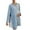 Blue, variant on Bovxnpu Women's Maternity Dress, Pregnancy Clothes Summer, Solid Color Maternity Top Long Sleeved Maternity Top XL