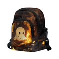thumbnail image 2 of CHAQLIN Candle Ghost Art Crossbody Bag for Hiking Travel, Card Slots Sling Bag Polyester Lightweight Small Crossbody Wallet, 2 of 8