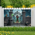thumbnail image 5 of Grim Reaper Halloween Banner Spooky Hand Full Moon for Haunted House Halloween Party Scary Decoration, 5 of 9