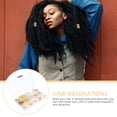 thumbnail image 3 of MasteelfCA 159Pcs Braids Hair Jewelry Dreadlock Hair Cuffs Rings Charms Dreadlock Accessories, 3 of 7