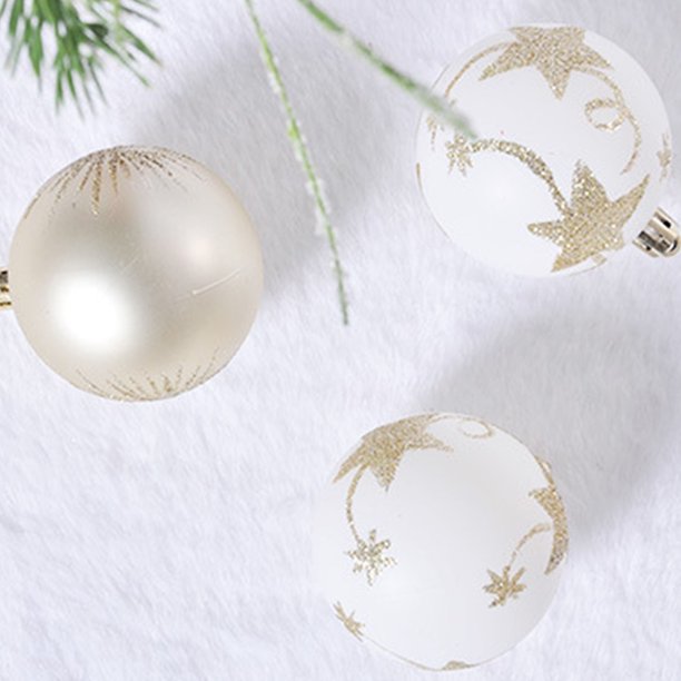 Juego de 70 piezas de adornos de bolas de Navidad surtidos adornos colgantes para árboles de Navidad (A) Sywqhk Libre de BPA
