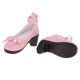 thumbnail image 5 of Zapatos de Cuero Sunnimix con Cinturón en El tobillo Tacones Altos para Muñeca, 5 of 8