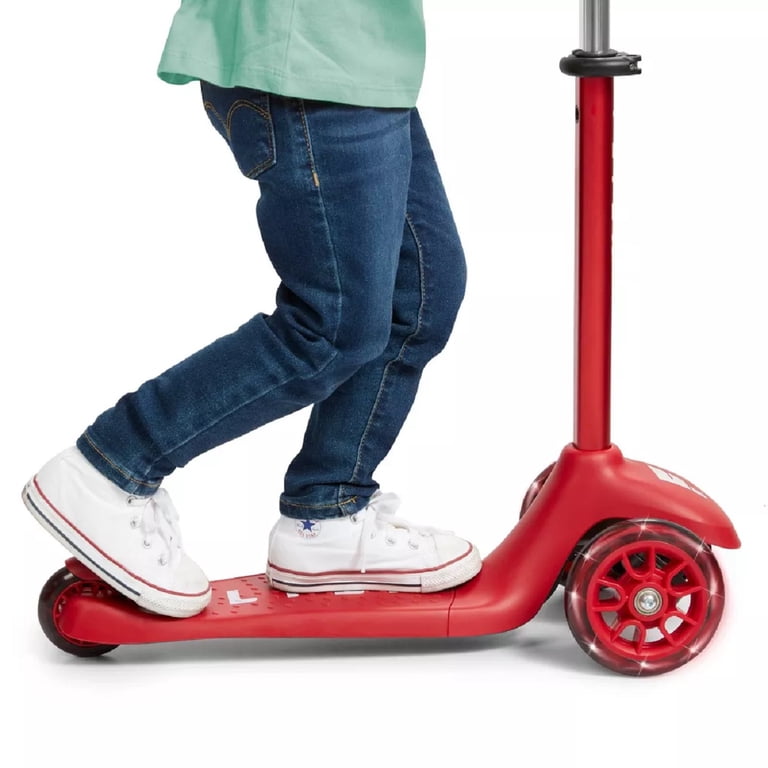 RADIO FLYER GLIDER JUNIOR KICK SCOOTER WITH LIGHT UP WHEELS 3