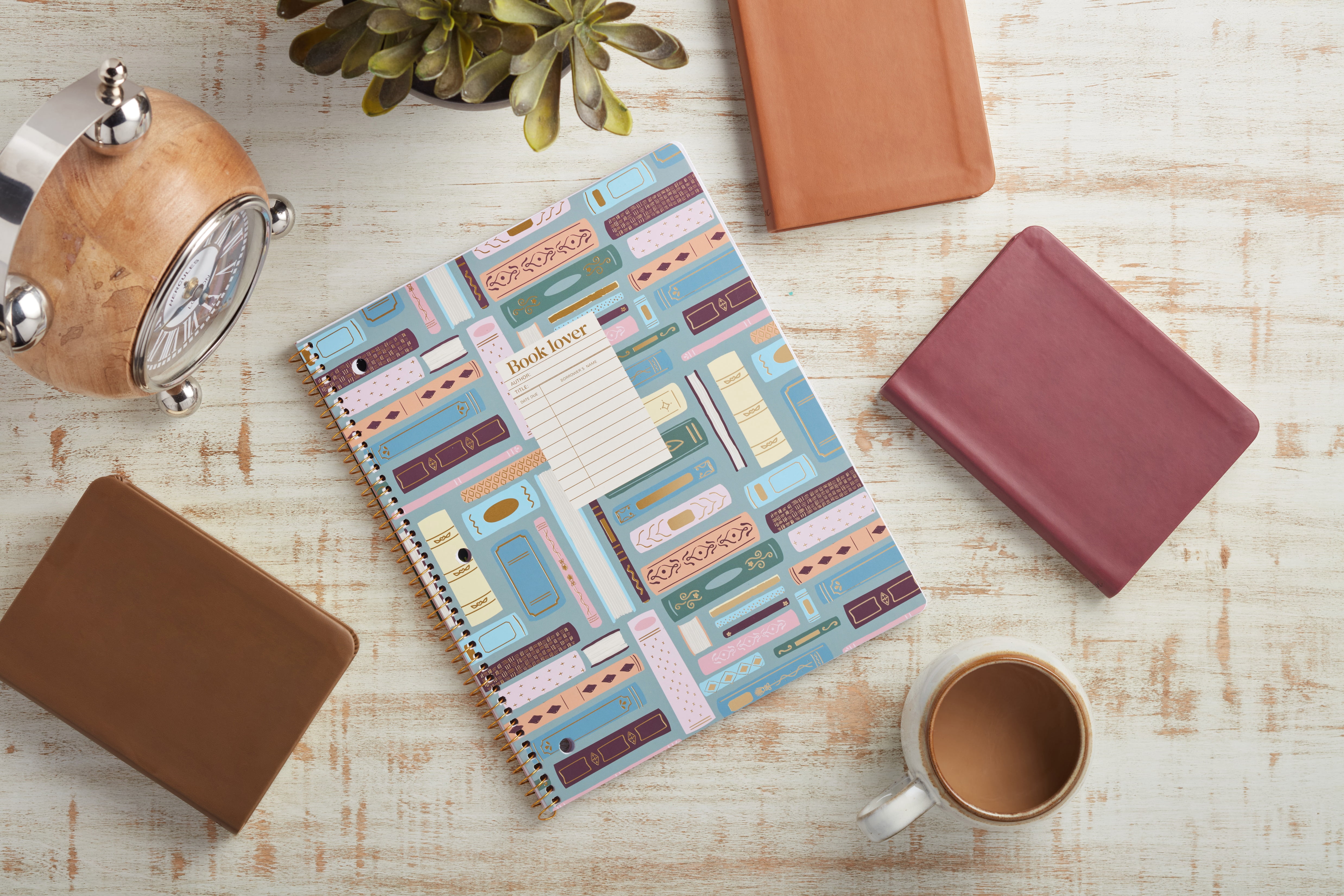 (2 pack) Ecokind by U Style Book Lover 1 Subject Notebook, 10.5" x 8.5", 80 Sheets, College Rule