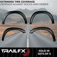 thumbnail image 2 of TrailFX Pattes d'Éléphant d'Aile TFD3002T TFX Pattes d'Éléphant d'Aile; Style à Poche; Couverture de Pneus Étendue; Fini Texturé Noir; Polypropylène Injecté, 2 of 7