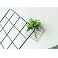 thumbnail image 6 of Viveous 2 Pcs Multifunctionl Metal Mesh Photo Grid Panel Wall Decor Photo Wall Wall Display Organizer (Black), 6 of 10