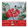thumbnail image 3 of SUNSOUT INC - Winter Encounter - 300 pc Jigsaw Puzzle by Artist: Abraham Hunter - Finished Size 18" x 24" - MPN# 69764, 3 of 5