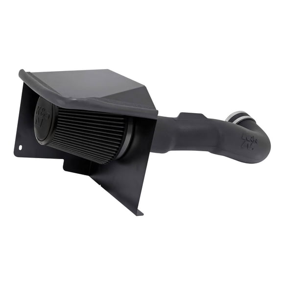 K & N Filtres Entrée d'Air Froid 30-3070 Tube en Polyéthylène Noir; Filtre Noir; avec Bouclier Thermique