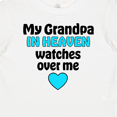 thumbnail image 4 of Inktastic My Grandpa in Heaven Watches over Me Boys or Girls Baby T-Shirt, 4 of 5