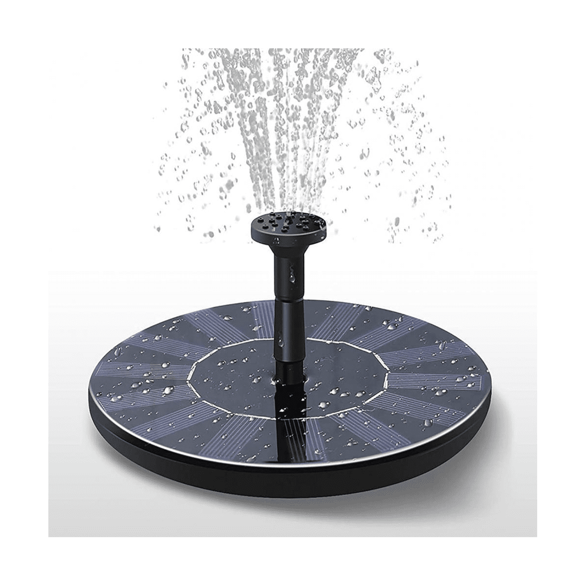 Moving Water Plastic Hangable Bird Bath Fountain with Pump