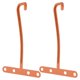 thumbnail image 4 of Clothes Hangers Portable Travel Friendly Quick Drying Non Drilling Installation Orange 33 00X20 00X9 00Cm 2Pcs, 4 of 4