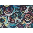 thumbnail image 2 of Elizabeth Sutton MI20B Every Rose Abstract/Floral Modern Black Area Rug, 2'7" x 8', 2 of 6