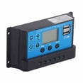 thumbnail image 3 of Controlador de carga solar MOS bidireccional de 20 A, 12 V y 24 V, regulador de batería PWM de 3 etapas, controlador de panel solar, 3 of 14