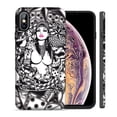 thumbnail image 2 of Mundaze Tattoo Skull Girl Double Layer Case w/Glass Screen Protector For Apple iPhone X/XS, 2 of 5