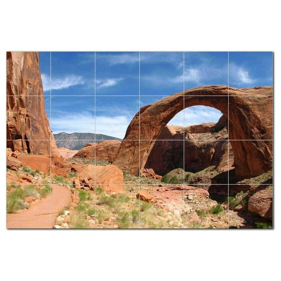 Canyon Picture Ceramic Tile Mural Kitchen Backsplash Bathroom Shower, 404377-L64
