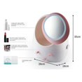 thumbnail image 2 of Organizador de maquillaje Sunnimix con espejo LED blanco 11' x 7.1' x 13.8', 2 of 8