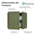 thumbnail image 3 of Alacena Gabinete Superior Cocina Madesa Vik 80cm MV, 3 of 4