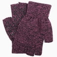 thumbnail image 2 of Yangnuo Womens and Mens Marled Cable Knit Fingerless Winter Gloves Man And Women Solid Color Half-Finger Outdoor Fingerless Thicken Wool Casual Fashionable Gloves, 2 of 5