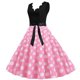 thumbnail image 3 of WILLBEST Vestidos de Algodon para Mujer Vestido Largo sin Mangas con Estampado de Lunares para Fiestas y Eventos Mediana, 3 of 3