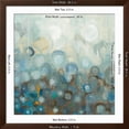 thumbnail image 5 of Art.com Blue and Bronze Dots VIII Art Print by Danhui Nai, Brown Frame Wall Art, 38" x 38", 5 of 5
