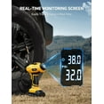 thumbnail image 6 of AstroAI Tire Inflator Cordless Air Compressor for Tires, Portable Air Pump for Car, Tire Pump Fast Inflation with Auto Shut off, LED Light, 160 PSI Pressure Gauge, Rechargeable Battery & 12V DC, 6 of 12