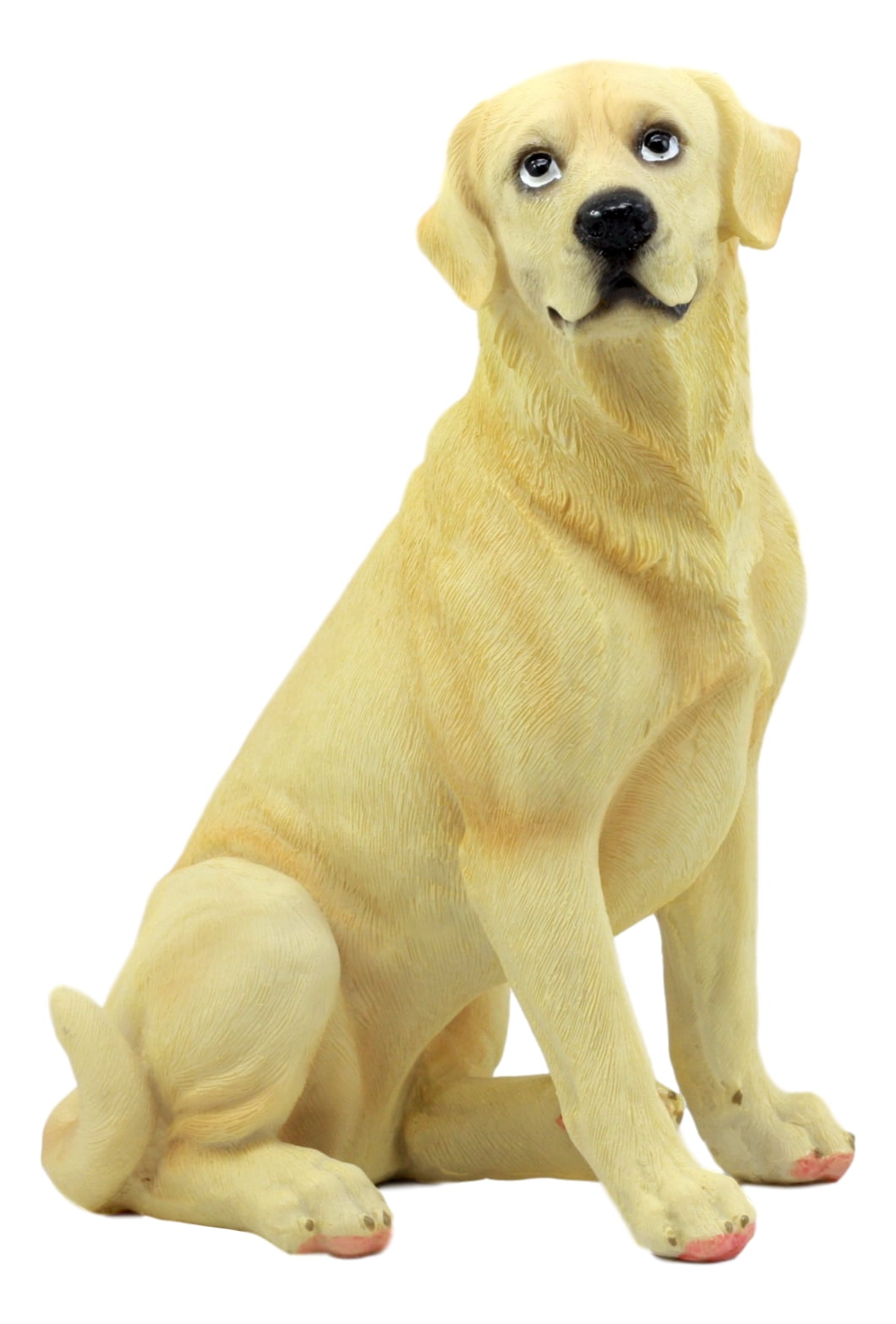 Ebros Sitting Adorable Yellow Labrador Retriever Statue 8 5 H Golden Retriever Dog Welcome Home Decor Sculpture Walmart Com Walmart Com