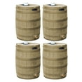 thumbnail image 1 of Good Ideas Rain Wizard 50 Gallon Plastic Barrel Water Collector, (4 Pack), 1 of 1